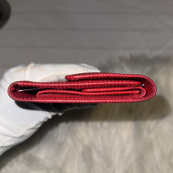 Louis Vuitton Red Epi Leather Sarah Continental Wallet Red EUC - Picture 10 of 13